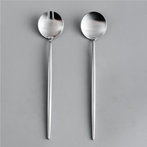 Bulk Wholesale High Quality Stainless Steel Large Spoon Set - Elegant Dinner Spoons with Hanging Hole - Durable Kitchen Utensils - Product Image 6