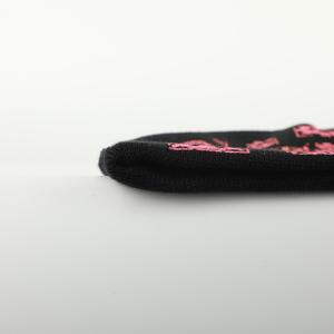 Logotipo personalizado acrílico Jacquard patrón Hip-pop estilo callejero invierno Skully Y2K Beanie Hat sin puños de punto exterior con patrón de cabeza - Product Image 6