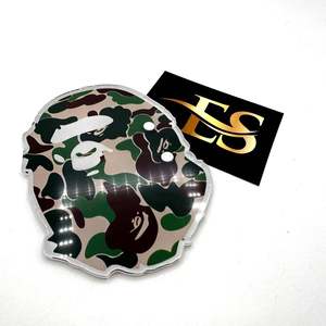 Tuile à cils en acrylique Camo Bape avec logo personnalisé, impression de tuiles à cils de beauté, service OEM personnalisable, imprimé - Product Image 4