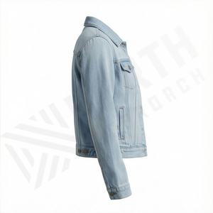 Chaqueta Vaquera para Hombre, Invierno, con Logotipo Frontal, Cortavientos, Transpirable, Informal, Abrigo - Product Image 3