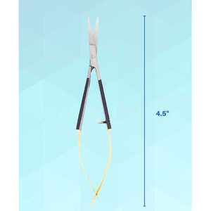Ciseaux à ressort en acier inoxydable de haute qualité, 3 couleurs différentes, droits et courbés, avec pointe de lame tranchante pour outils de beauté des ongles - Product Image 3