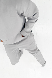 Nuevo fabricante de chándal holgado de moda, chándales de algodón de alta calidad para hombre, conjunto con Sudadera con capucha y pantalón, conjunto de dos piezas - Product Image 3