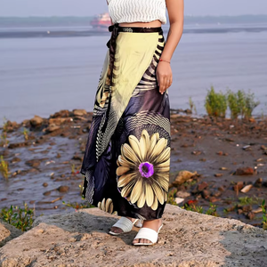 Traje de Baño de Una Pieza con Cinturón Cruzado para Mujer, Modelo JSN 2025, con Pareo de Secado Rápido - Product Image 1