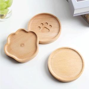 Juego de Posavasos de Madera de Acacia Natural, Diseño Nuevo, Precio Económico al por Mayor - Product Image 6