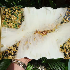 Resin Decorative <b>Tray</b> in Multiple Colors Rectangle Home Decor Resin <b>Tray</b> High Quality - Product Image 1