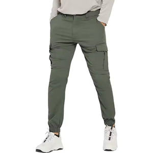 Pantalones Cargo Casuales para Hombre, 100% Algodón, Corte Recto, Ligeros, para Exteriores, Cintura Alta, Secado Rápido, para Invierno y Trabajo - Product Image 5