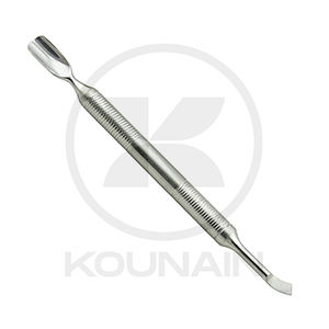 Lima de Uñas Profesional Desechable al por Mayor, Lima de Uñas de Acero Inoxidable de Doble Punta y Empujador de Cutículas, Removedor de Callos - Product Image 5