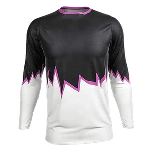 Camiseta de carreras de Motocross a prueba de viento % poliéster personalizable camisa de montar en motocicleta para hombre todas las estaciones - Product Image 1