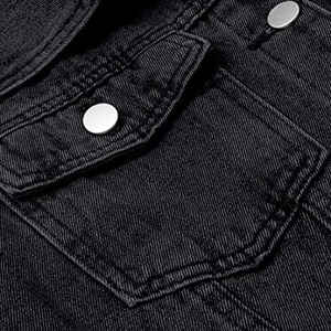 Veste en jean stylée pour hommes, tenue décontractée OEM, vente en gros de veste en jean en coton de haute qualité pour hommes, veste en jean personnalisée pour hommes à vendre - Product Image 4