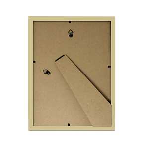 Lot de 2 cadres photo A5 en MDF 14,8 x 21 cm, dorés, en bois, pour affiches, décoration intérieure, cadres peints - Product Image 1