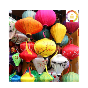 Luxus-Seiden laterne für Vollmond-und Frühlings fest Hand gefertigt von vietnam ischen Handwerkern bereit für Groß bestellungen - Product Image 1