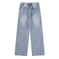 High Street Clothing fabrique des jeans en denim respirants de haute qualité sur mesure, coupe classique, effet usé, pour hommes, été/automne/hiver