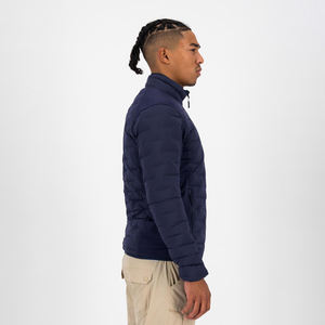 Vente en gros Personnalisable Manteau bouffant à capuche pour hommes Veste décontractée style de rue hiver imperméable fermeture éclair ripstop OEM - Product Image 2