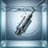 PG101-K8 Edelstahl Tauchdrucktransmitter IP68 4-20mA RS485 für Wassertank- und Brunnenpegelmessung