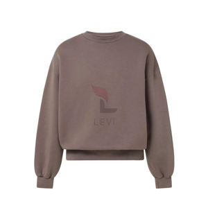 Cálido de gran tamaño Basicscotton Blended Hombres Sudadera Casual de manga larga Fleece Pullover Directo de fábrica Ropa de alta calidad - Product Image 2