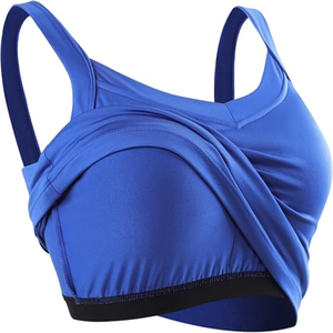 Mode féminine Spandex Compression débardeurs respirant léger solide Sport soutien-gorge été Fitness Design avec impression sans couture - Product Image 2