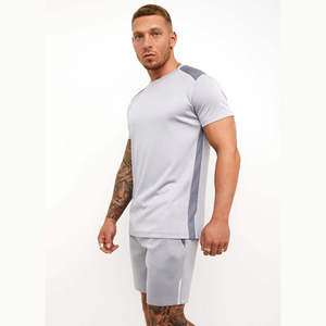 Ensemble de vêtements de sport décontractés pour hommes, été, séchage rapide et respirant, haut à manches courtes et short de sport - Product Image 6