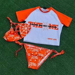 เซ็ตบิกินี่เอวสูงเซ็กซี่ทรงปกติพร้อมครอปท็อปชุดบิกินี่ระบายอากาศได้ตามต้องการ - Product Image 5