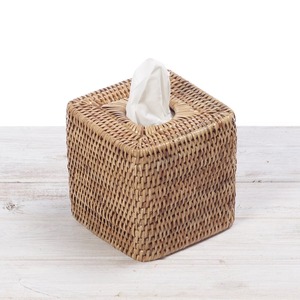 Boîte à mouchoirs prête à offrir, en rotin naturel, décoration d'intérieur, support, vente en gros, écologique, fait à la main au Vietnam - Product Image 3