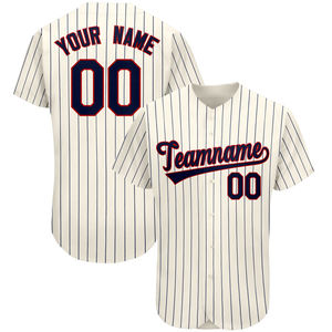 High Quality Custom Wholesale Polyester Team Youth Vintage Mesh Embroidery for <b>Mens</b> Sublimation Baseball <b>Jersey</b> - Product Image 4