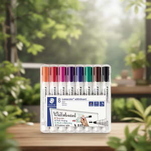 Marqueurs pour tableau blanc STAEDTLER Lumocolor 351 2 mm, couleurs assorties, 8 pièces/paquet - Product Image 3