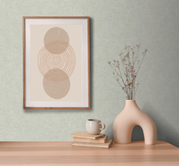 Fabriqué en Allemagne, papier peint vinyle non tissé européen, gris vert, résistant à l'abrasion, résistant à la lumière, cuisine, salon, hôtel