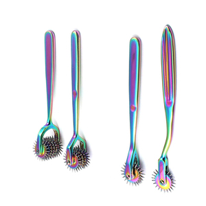 Juego de 4 Uds. Wartenberg Neuro Pinwheel herramienta de probador de nervios sensoriales de 1 3 5 7 herramientas de diagnóstico de cabeza con revestimiento de titanio - Product Image 5