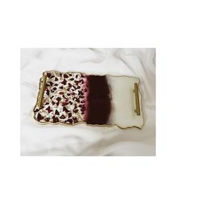 Resin <b>trays</b> for <b>candle</b> display creating beautiful ambiance suitable for cozy living space home decoration - Product Image 5