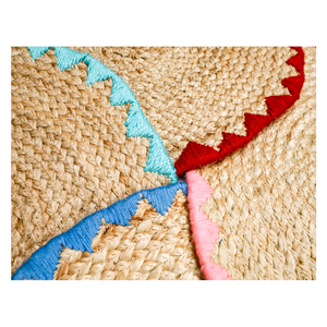 Sets de dessous-de-plat ronds en jute tressée faits à la main 35 cm - Naturels et écologiques pour la table, réversibles, style rustique bohème, vente en gros - Product Image 2