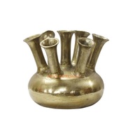 Desain Terbaru Vas Bunga Ukuran Besar dari Kuningan/Aluminium, Grosir, Kualitas Tinggi, Buatan Tangan, Modern, Pot untuk Kamar Tidur
