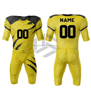 Ensemble Maillot et Short de Football Américain Personnalisé pour Homme – Impression Numérique Respirante 100% Polyester à Séchage Rapide – Vente en Gros - Product Image 4