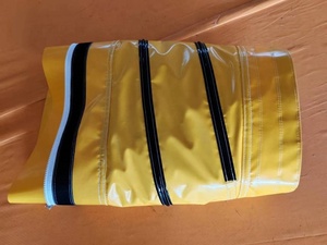 Màu Vàng DFV-R30-1M PVC linh hoạt 12 inch 8 inch ống giảm tốc (12 "-8") phong cách thiết kế công nghiệp cho phòng tập thể dục ngoài trời phòng ăn 1mtr - Product Image 6