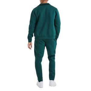 Ropa deportiva de diseño de moda para hombre, conjunto de 2 piezas, sudadera con cremallera y pantalones de chándal, ropa informal para hombre, ropa superior, precio al por mayor, MOQ bajo - Product Image 5