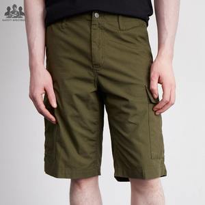 Pantalones Cortos Cargo Clásicos para Hombre, 100% Algodón, Cierre de Botones, Estilo Urbano, Secado Rápido, Transpirables, Stock al por Mayor - Product Image 1