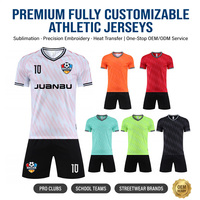 Camiseta de Fútbol Personalizada con Estampado Digital en Malla de Poliéster para Hombre