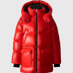 Vestes matelassées à capuche pour hommes, de très haute qualité, grande taille, style streetwear, métallisées et brillantes, poignets côtelés, poche à rabat, fermeture éclair intégrale, rembourrées - Product Image 1