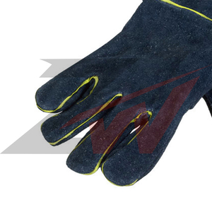 Guantes de Trabajo de Cuero Vacuno Impermeables OEM, Resistentes al Calor para Soldadura, Fabricados Directamente en Fábrica, Guantes para Chimeneas y Fogatas - Product Image 2
