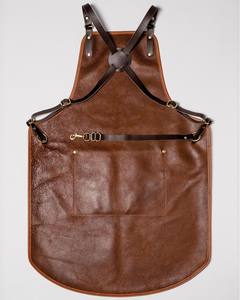 Tablier de travail en cuir pleine fleur personnalisé, tablier en cuir professionnel pour atelier, tablier en cuir robuste à prix compétitif - Product Image 5