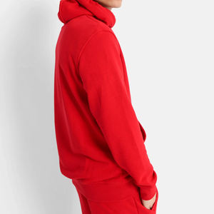 Sudadera Roja Personalizada con Impresión DTG, 100% Algodón Grueso de 450 g/m², Estilo Y2K Harajuku, Sudadera con Logotipo Serigrafiado para Invierno - Product Image 4