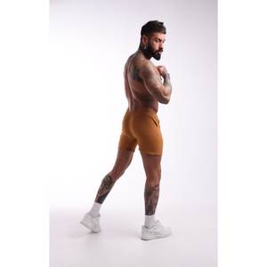 Calzoncillos Bóxer para Hombre, 100% Algodón, Color Mostaza, Transpirables, Suaves, Cómodos, Cintura Elástica, Tallas 48-66 - Product Image 3