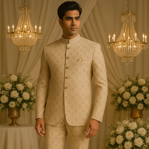 Tejido de tafetán tejido Premium para trajes Blazer Sherwani | Ropa de fiesta étnica teñida para hombres y mujeres | Peso medio 200 g/m | Personalizado - Product Image 1