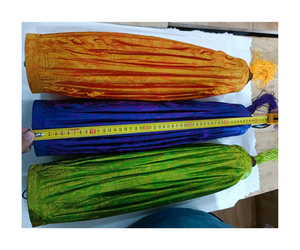 Lanterne en tissu de soie vietnamienne suspendue éclairée pliable en vente chaude - Product Image 1