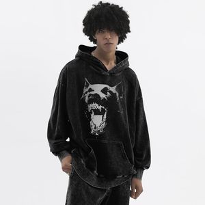 Hot Selling Custom Logo Printed Hoodie <b>Men</b> <b>Pullover</b> Cotton Blended Fashion High Quality Latest Design <b>Men</b> Rhinestone Hoodies - Product Image 3