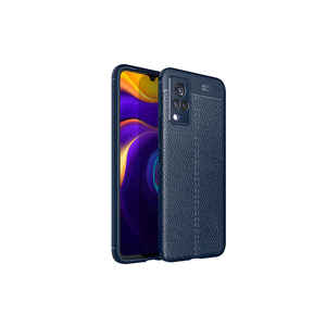 Coque de protection pour téléphone portable en silicone bleu marine de qualité supérieure compatible Vivo V21 NXXA Niss pour Realme 8i 9a 7 Plus - Product Image 1