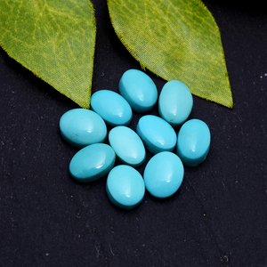 10ชิ้นหินอาริโซน่าธรรมชาติเทอร์ควอยซ์ทรงรี Cabochon 12x8มม. 12x10มม. 35.3cts ล็อตสีเขียวแบบ USA ขายดี Iroc สำหรับเรา $71ชิ้น - Product Image 5