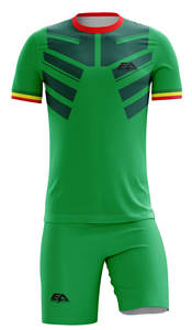 Uniforme de football en polyester de haute qualité Logo personnalisé imprimé à bas quantité minimale de commande maillot de football personnalisé par sublimation maillots hauts maillot de football - Product Image 2