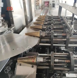 Machine industrielle multifonctionnelle de fabrication de cornets de crème glacée à gaufres pour cônes de sucre Prix de gros Convient aux petits magasins - Product Image 6