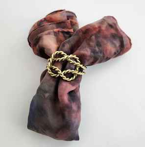 Anillos de Servilleta de Alambre con Diseño de Mariposa, Anillos de Servilleta Metálicos Dorados para Decoración de Mesa de Boda - Product Image 1