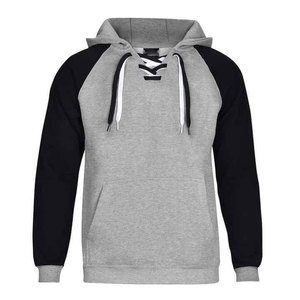 2024 personnalisé pas cher Unique sweat à capuche Hockey à capuche attirail sergé équipe maillot de Hockey sur glace avec capuche à lacets maillot de Hockey - Product Image 1