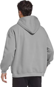 Sudaderas con Capucha de Forro Polar para Hombre, Suéter de Algodón, Estilo Corto, Sudadera con Capucha, Color Sólido, Manga Larga, Holgada, Estilo Urbano - Product Image 4